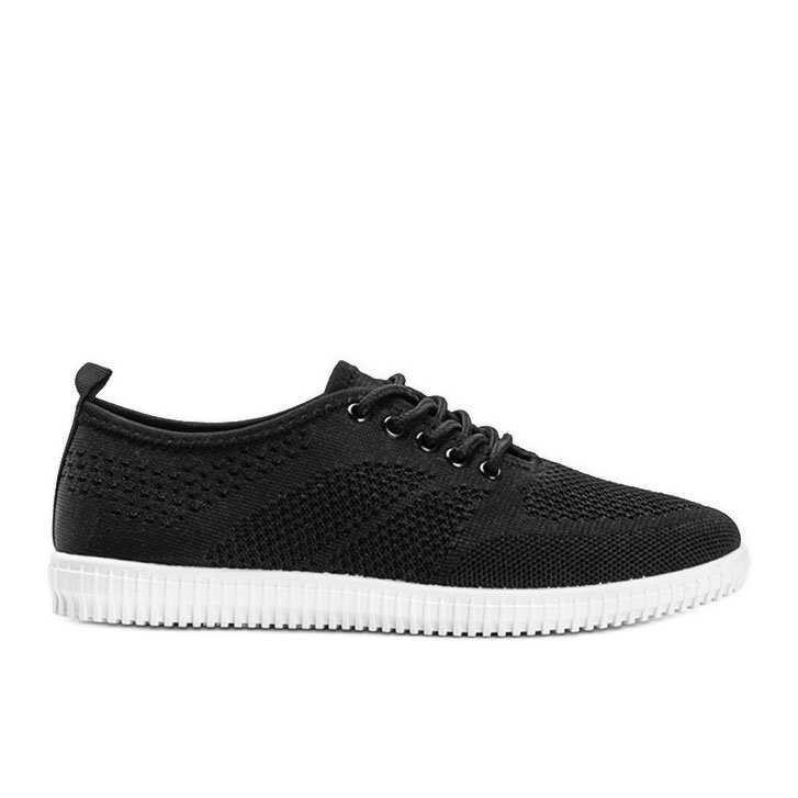 Schwarze, durchbrochene Sport-Sneaker von Maci