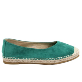 Grüne Damen Espadrilles CD-3 Grün