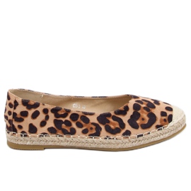 Leopard CD-3 Leopard Damen Espadrilles braun