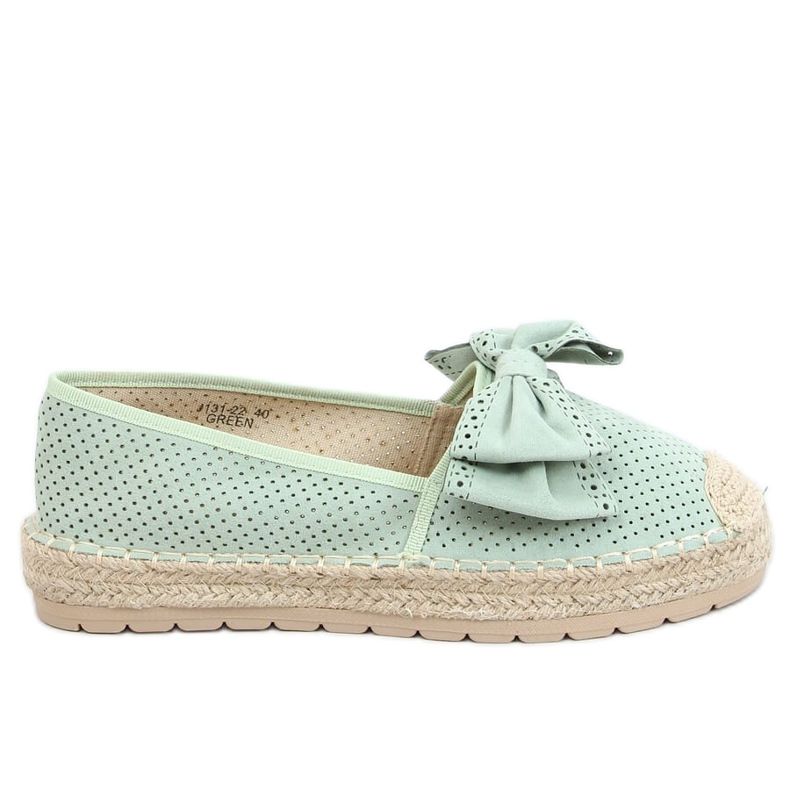 Damen Espadrilles Aquamarin J131-22 Grün