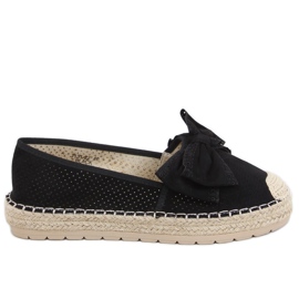 Schwarze Damen Espadrilles J131-22 Schwarz