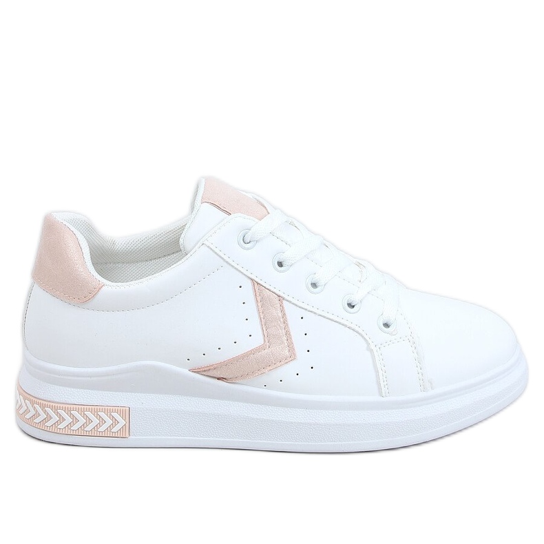 Weiße Damen Sneaker CC-40 Pink rosa