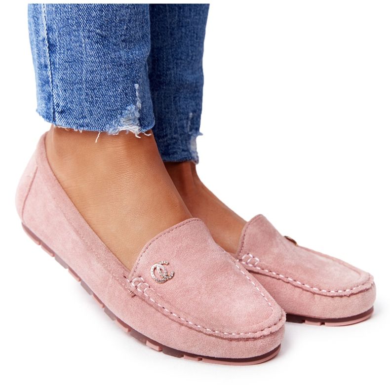 PS1 Loafer aus Wildleder für Damen Rosa Madelyn