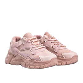 Abbie pinke Sneakers aus Öko-Wildleder rosa