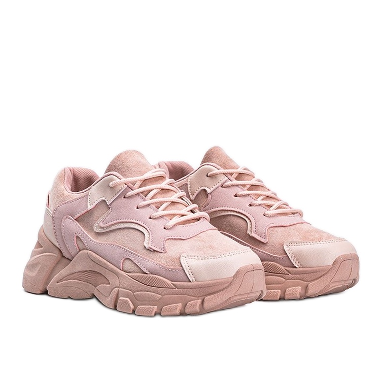 Abbie pinke Sneakers aus Öko-Wildleder rosa