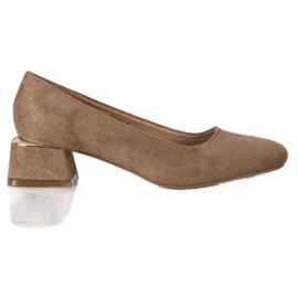 Filippo Pumps auf High Heels braun