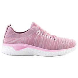 SHELOVET Sportschuhe zum Schnüren rosa