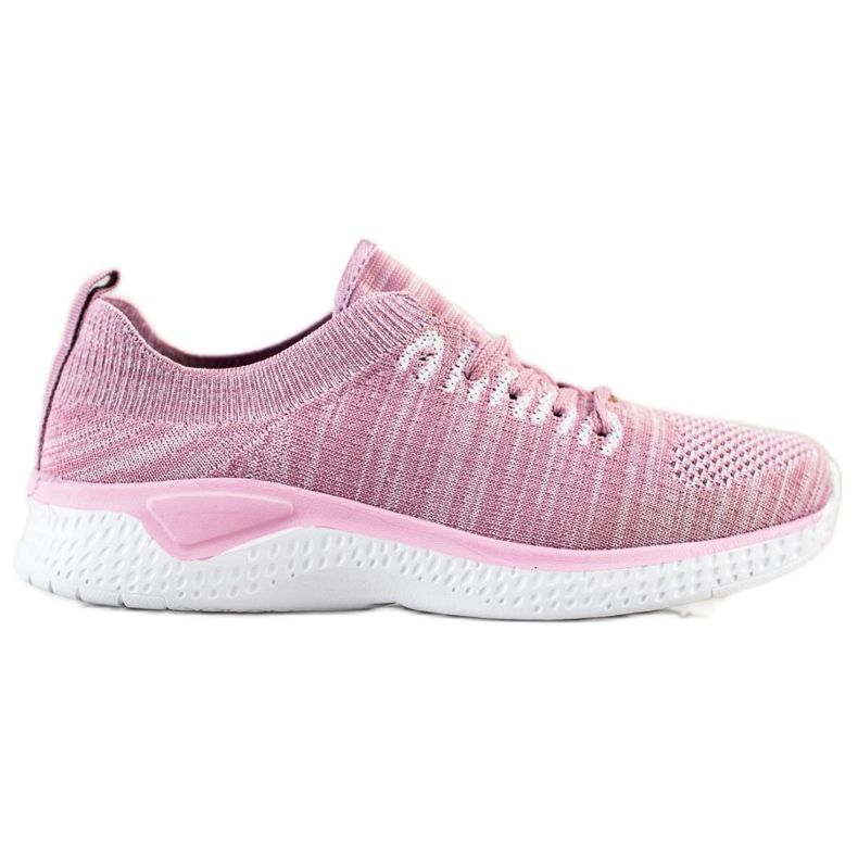 SHELOVET Sportschuhe zum Schnüren rosa