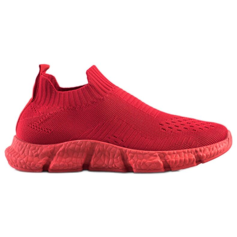 SHELOVET Modische Slip-On Sneakers rot