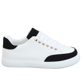 Weiße Damen Sneakers 6110 Schwarz