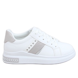 Weiße Damen Sneaker CC-42 Grau