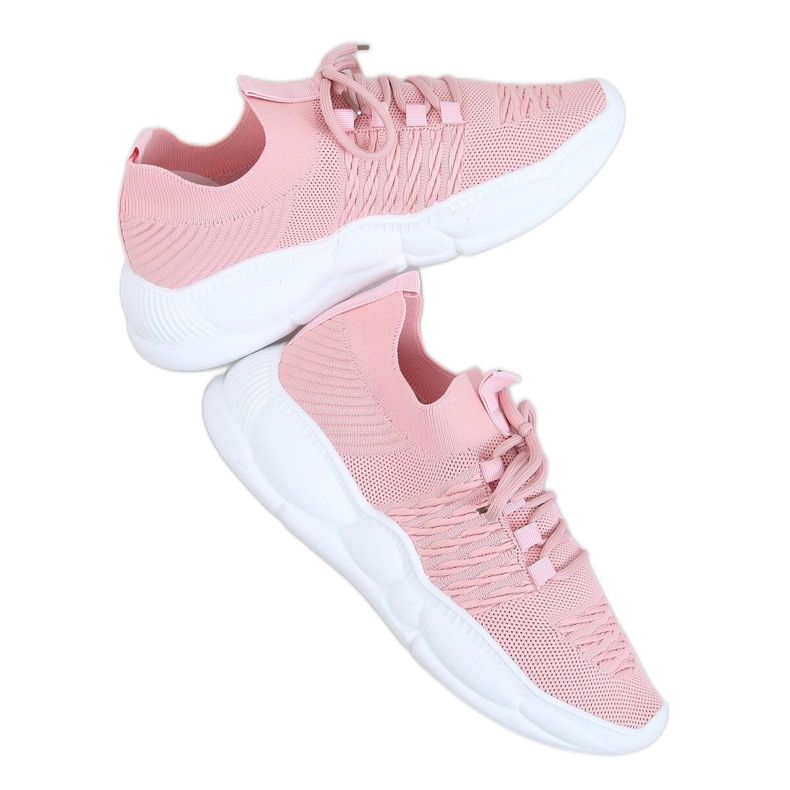 Rosa LA40 Rosa Socken Sportschuhe