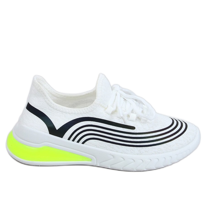 Weiß 3436 Weiße Socken Sportschuhe