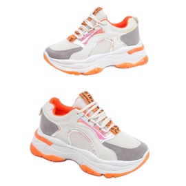 Beige Sportschuhe R12YD518-11 Orange