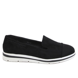 Loafer mit hohen Sohlen schwarz 5836 Black