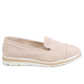 Loafer mit hohen Sohlen 5836 Beige