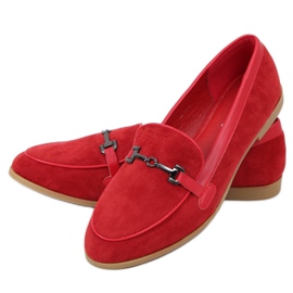 Rote Damen-Loafer 8742 Rot