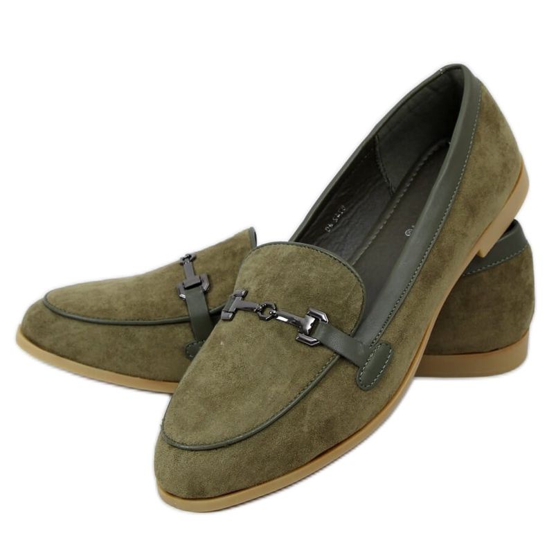 Grüne Damen-Loafer 8742 Grün