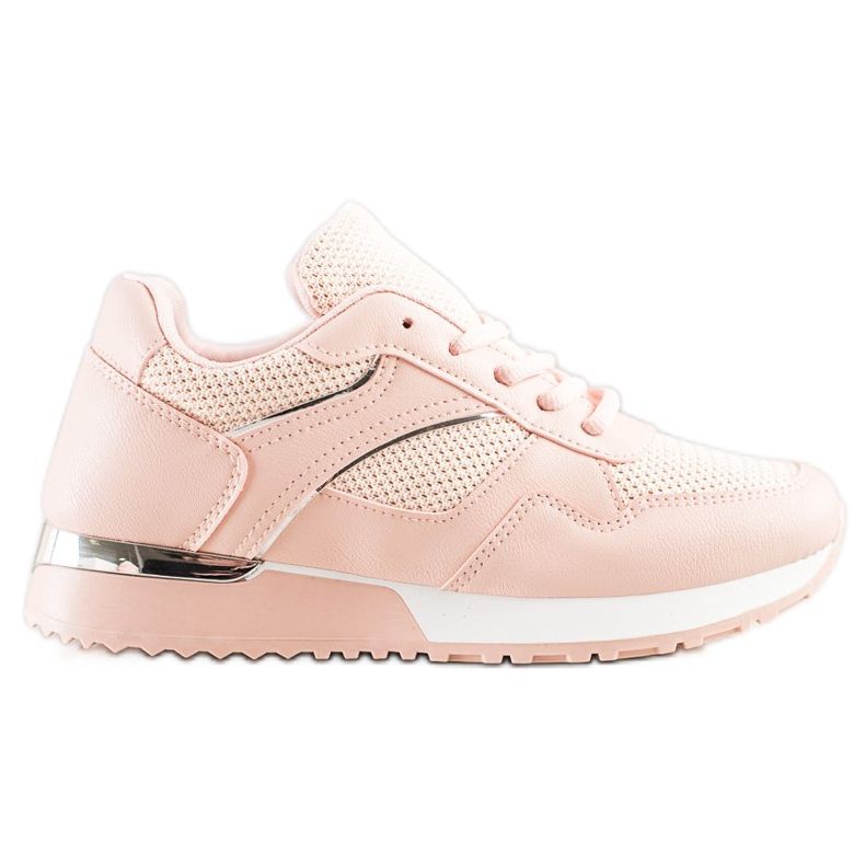 SHELOVET Stylische Sneaker für den Frühling rosa