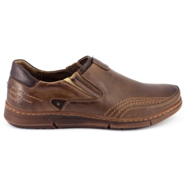 Polbut Herren Slipper J51 braun