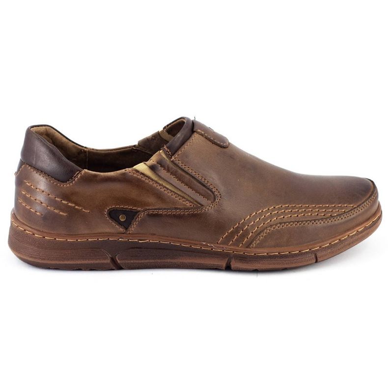 Polbut Herren Slipper J51 braun