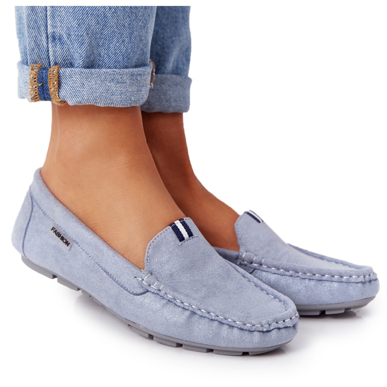 PH1 Damen Wildleder Blau San Marino Loafers
