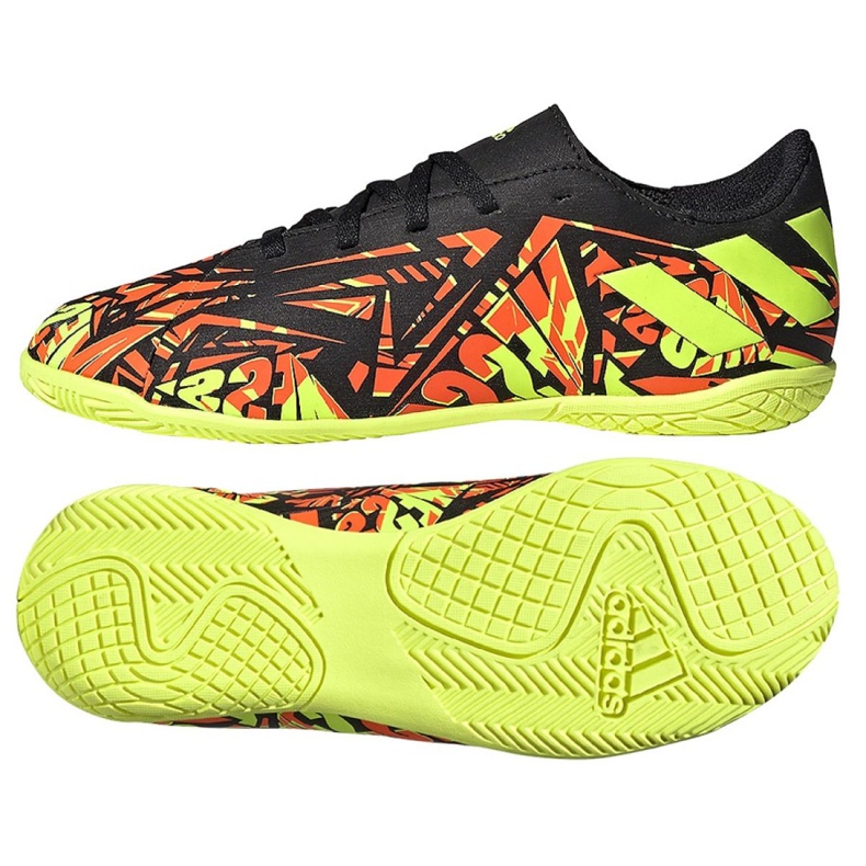 Adidas Nemeziz Messi.4 In Jr FW7310 Fußballschuhe schwarz, gelb, orange orange