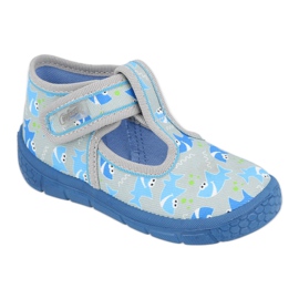 JUNGENSCHUHE HONEY BEFADO - 531P091 blau grau