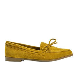 Senf-Loafer aus Kierra Öko-Wildleder gelb