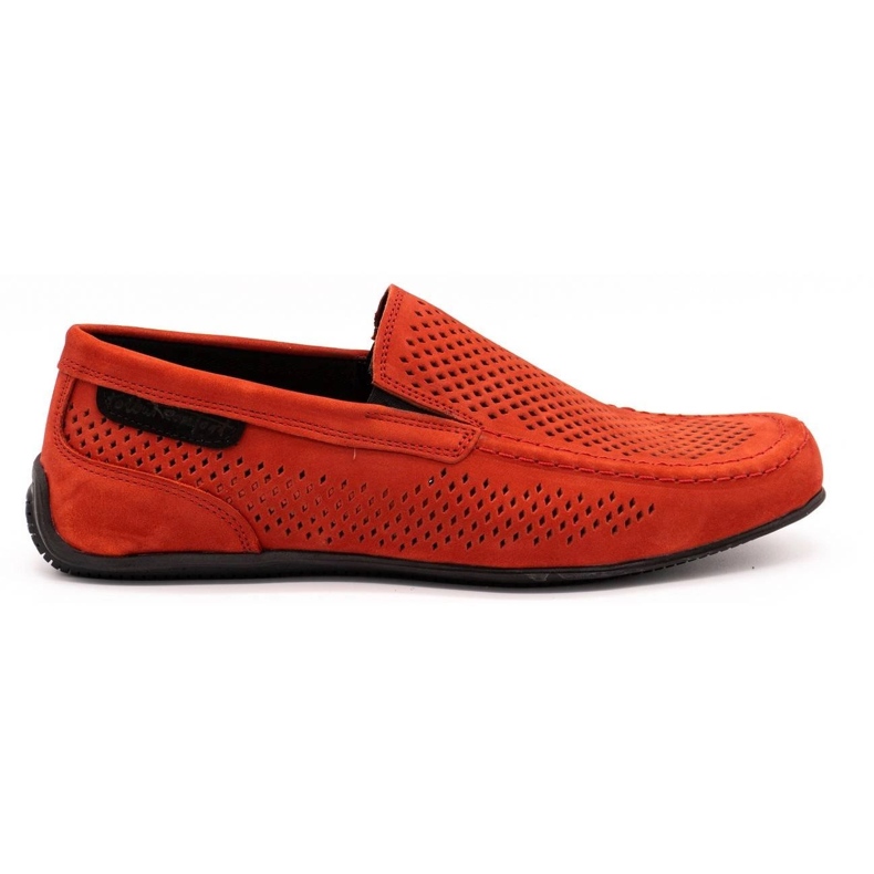 Polbut Herren Leder Loafer 2105P rot