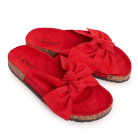 PB2 Rote kleine Wendy Flip-Flops für Kinder