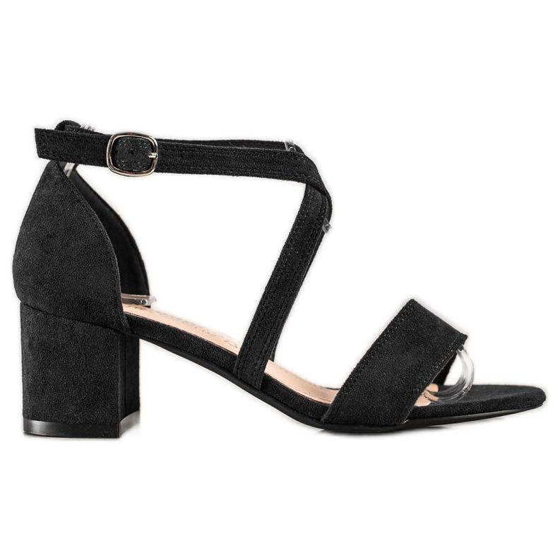 Sergio Leone Riemchensandalen schwarz