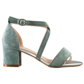 Sergio Leone Riemchensandalen mehrfarbig blau