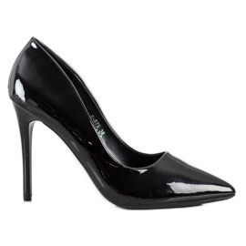 SHELOVET Mode High Heels schwarz