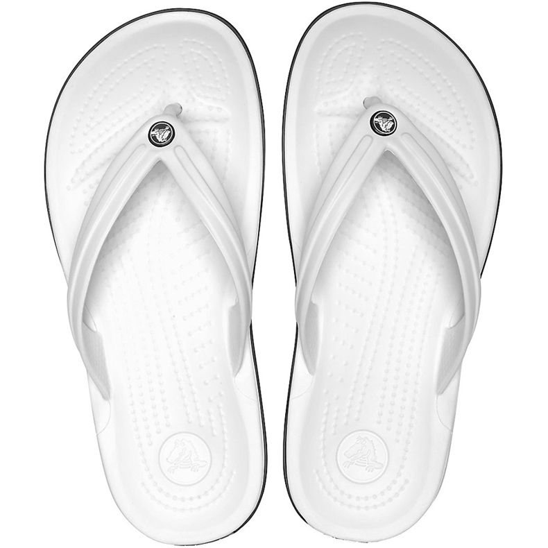 Crocs Hausschuhe Crocband Flip weiß 11033 100