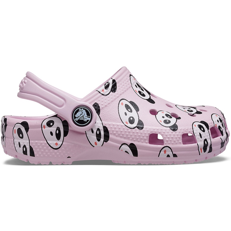 Crocs für Kinder Classic Panda Print Clog hellrosa 206999 6GD