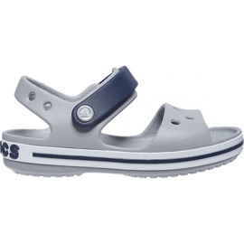 Crocs Sandalen für Kinder Crosband Sandal Kids grau-marineblau 12856 01U