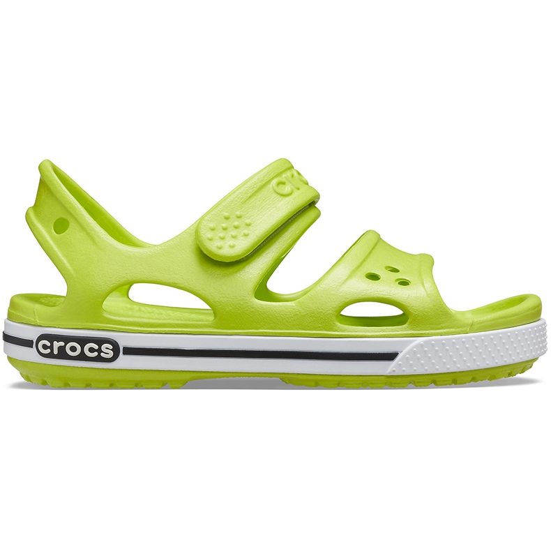 Crocs Sandalen für Kinder Crocband Ii Sandale lime-black 14854 3T3 grün