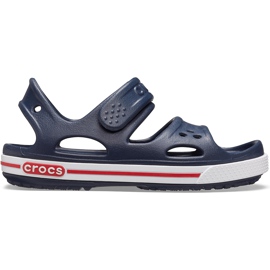 Crocs Sandalen für Kinder Crocband Ii Sandale marineblau-weiß 14854 462