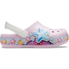 Crocs für Kinder Fl Star Band Clog rosa 207075 6GD
