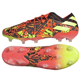 Adidas Nemeziz Messi.1 Fg M FW7323 Fußballschuhe marineblau, mehrfarbig mehrfarbig