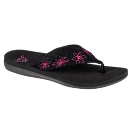 Kappa Lagoon W 242484-1122 Flip-Flops schwarz lila