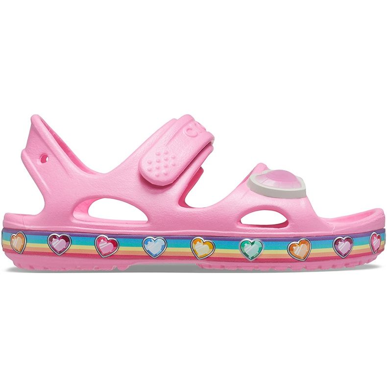 Crocs Kindersandalen Fun Lab Rainbow pink 206795 669 rosa