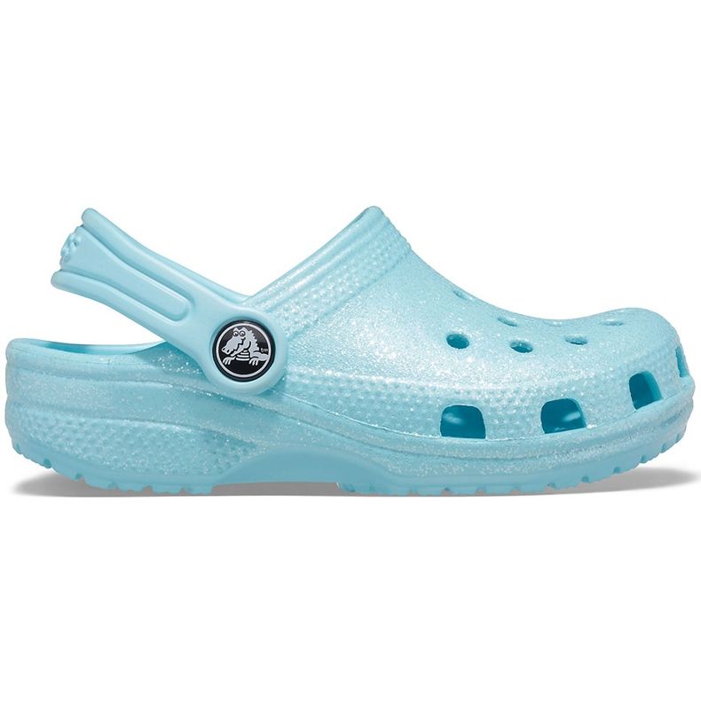 Crocs Kinder Classic Glitzer Clog blau 205441 4O9