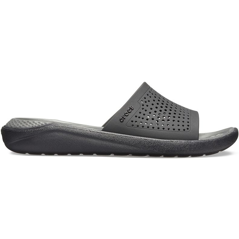 Crocs Literide Slide schwarz-grau 205 183 0DD