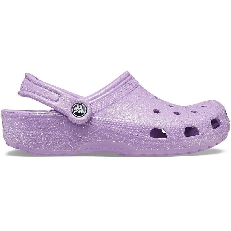 Crocs Damen Classic Glitzer Clog Violett 205942 5PR