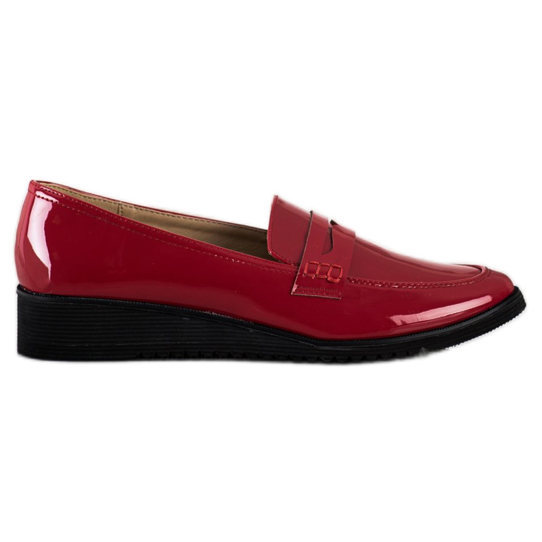 Goodin Elegante burgunderrote Loafer