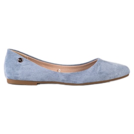 Klassische Sergio Leone BL622 Ballerinas blau