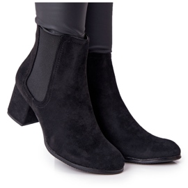 PJ1 Damen Warme Stiefel Jodhpur Stiefel Schwarz Juliette