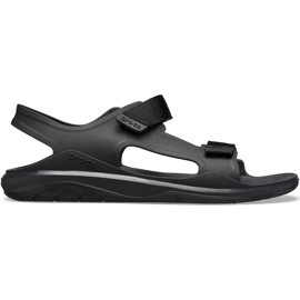 Crocs Herren Sandalen Swiftwater Molded Expedition schwarz 206526 060